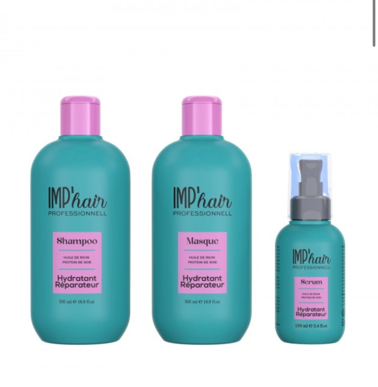 Kit complète soins cheveux de la marque Imp’hair